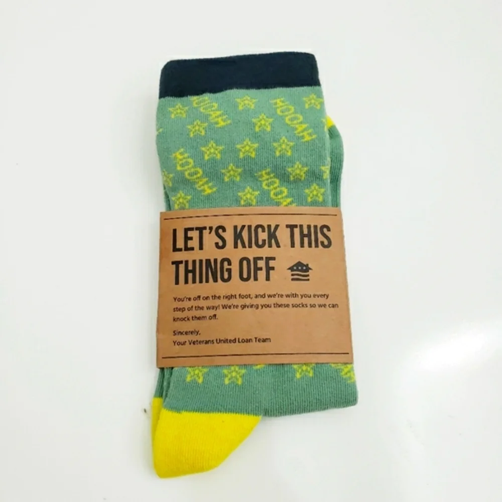 Bombas Military Army Let's Kick This Thing Off Hooah New Socks